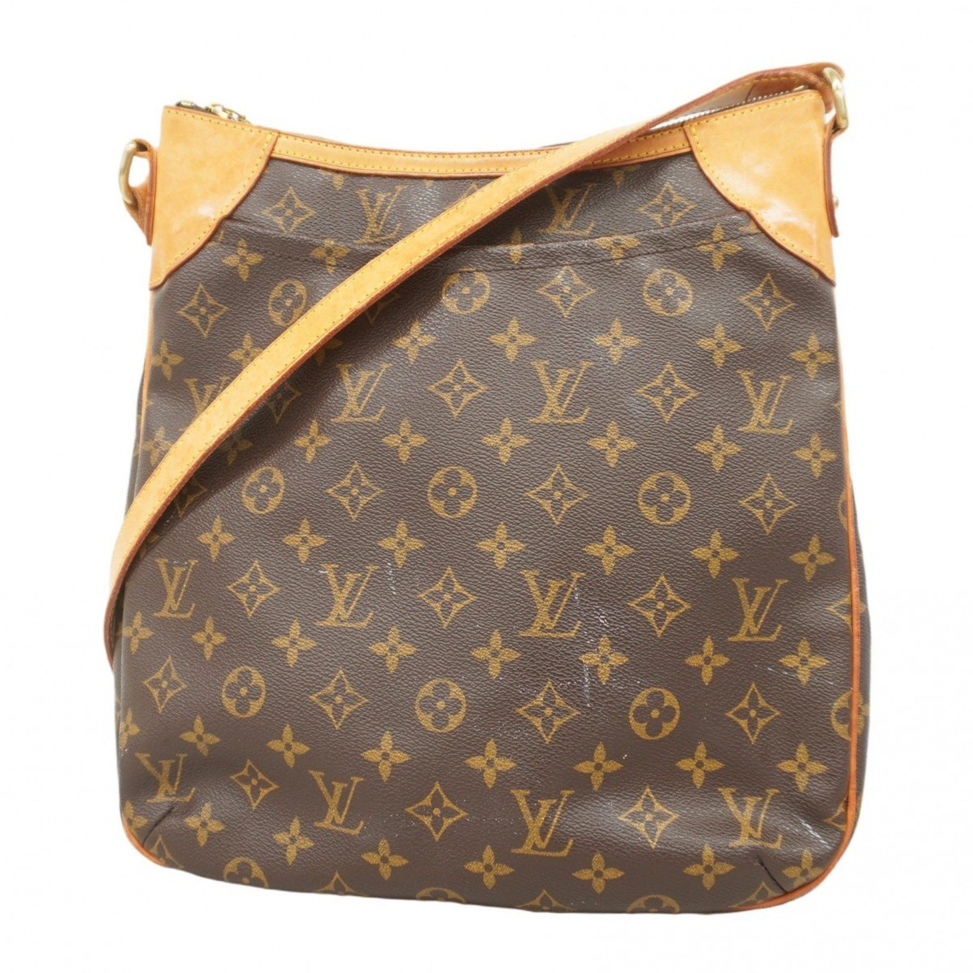 Louis Vuitton Shoulder Bag Monogram Odeon Mm M56389 Brown Women's