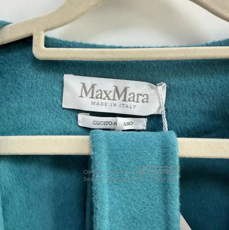 Max Mara MaxMara Spring Autumn Wool Cardigan in Lake Blue . Size S / US 4 / IT 40 - 3 Thumbnail