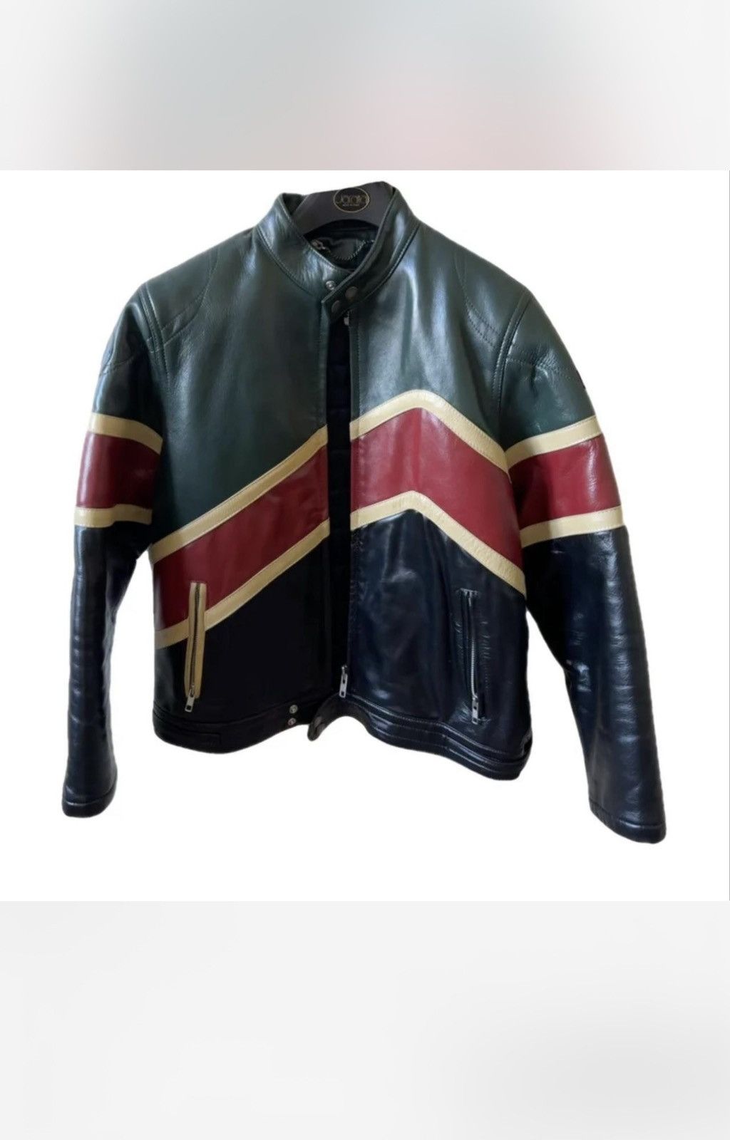 Paul Smith Vintage Moto leather jacket Size US L / EU 52-54 / 3 - 1 Thumbnail