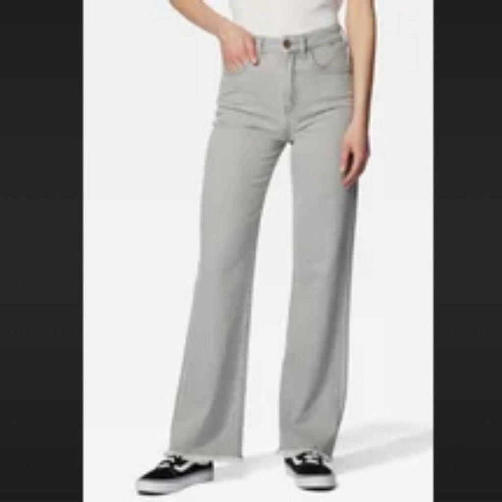 Mavi MAVI Victoria High Rise Wide Legs Light Grey Stone Wash 26 Size 26" / US 2 / IT 38 - 4 Thumbnail
