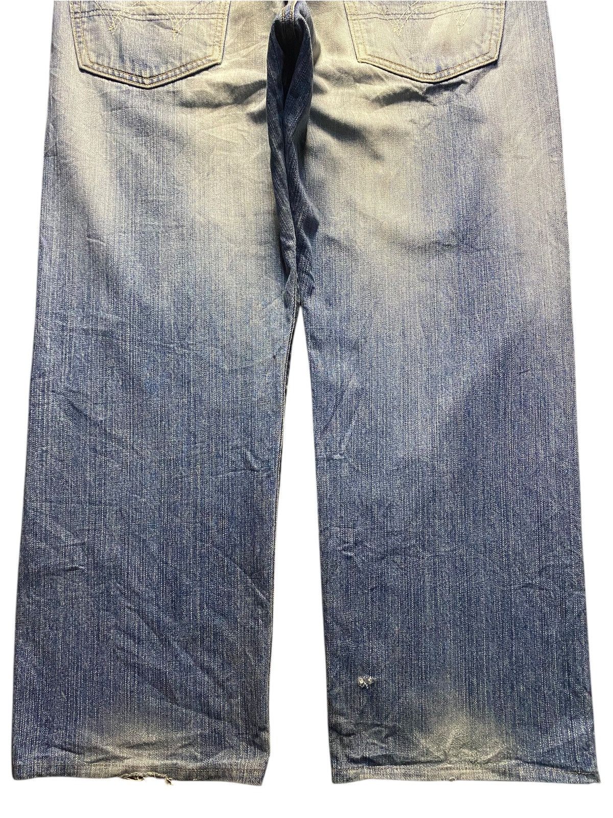 Edwin Vintage Edwin 505 Selvedge Mud Wash Distressed Baggy Jeans Size US 39 - 7 Thumbnail