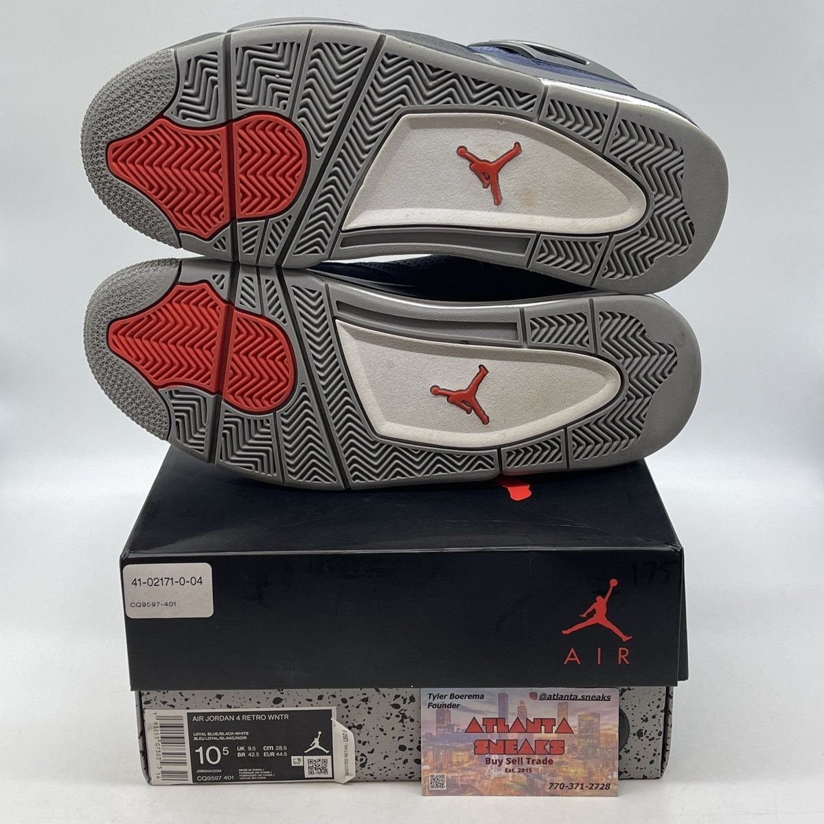 Jordan Brand Air Jordan 4 winter loyal blue Size US 10.5 / EU 43-44 - 7 Thumbnail