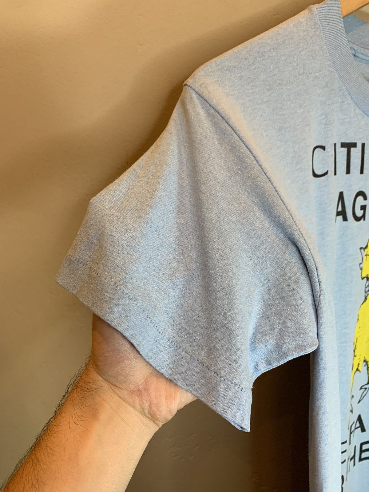 Vintage RARE Vintage 70s Citizens Against Welfare For The Rich Shirt Size US L / EU 52-54 / 3 - 3 Thumbnail