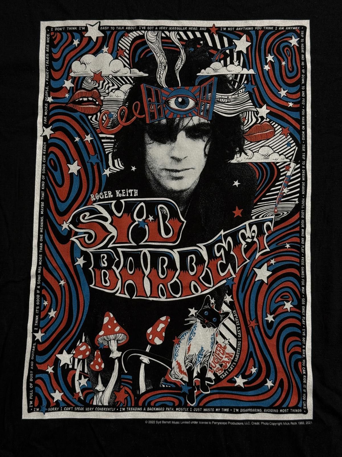 Designer Syd Barrett Movie Poster T-shirt Trippy Melty Poster Tee XL Size US XL / EU 56 / 4 - 3 Thumbnail