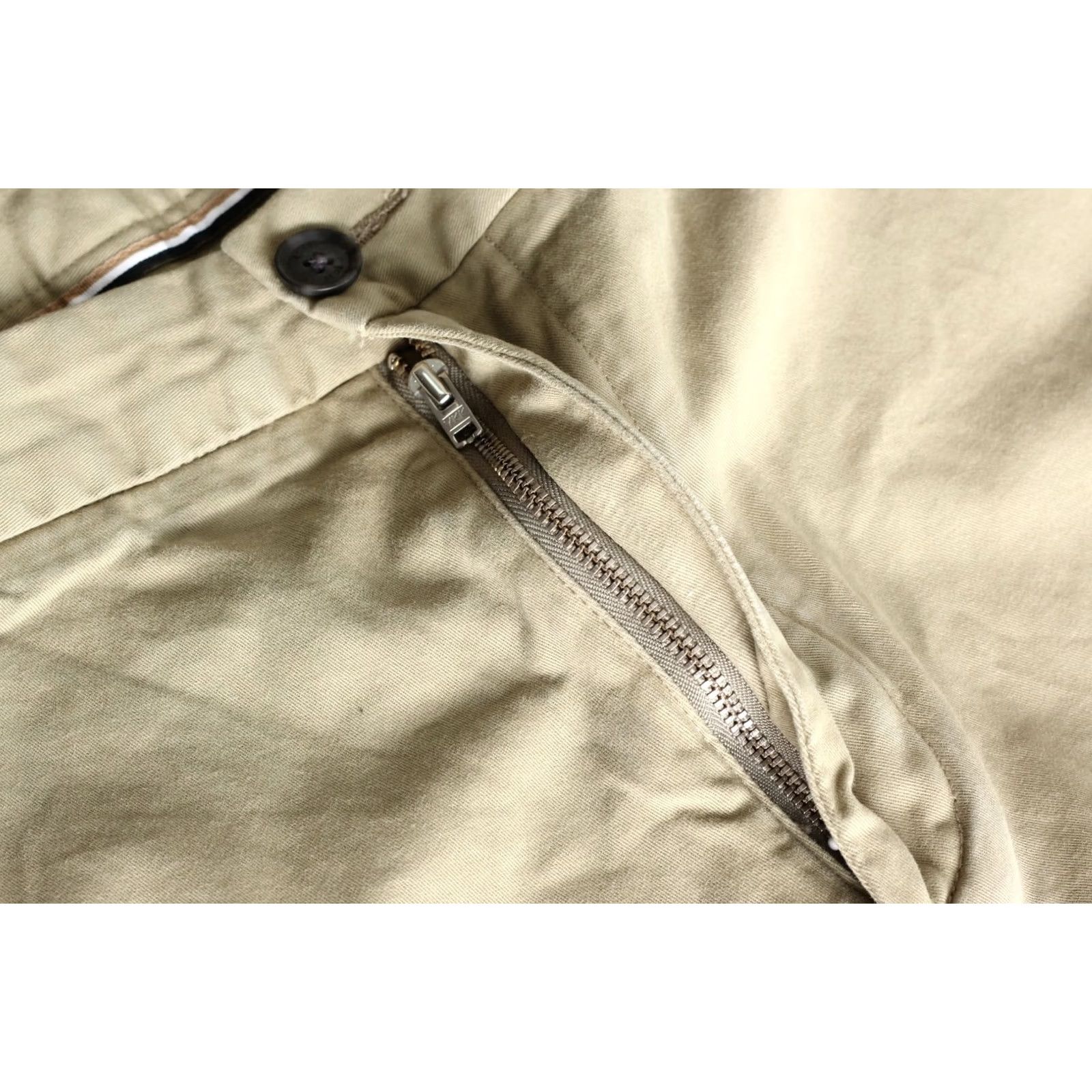 Hugo Boss HUGO BOSS Kane-L Chino Pants Trousers Men 52 Regular Olive 36 waist 31in inseam Stretch Button Zip Tailored Casual Adjustable Size US 36 / EU 52 - 4 Thumbnail