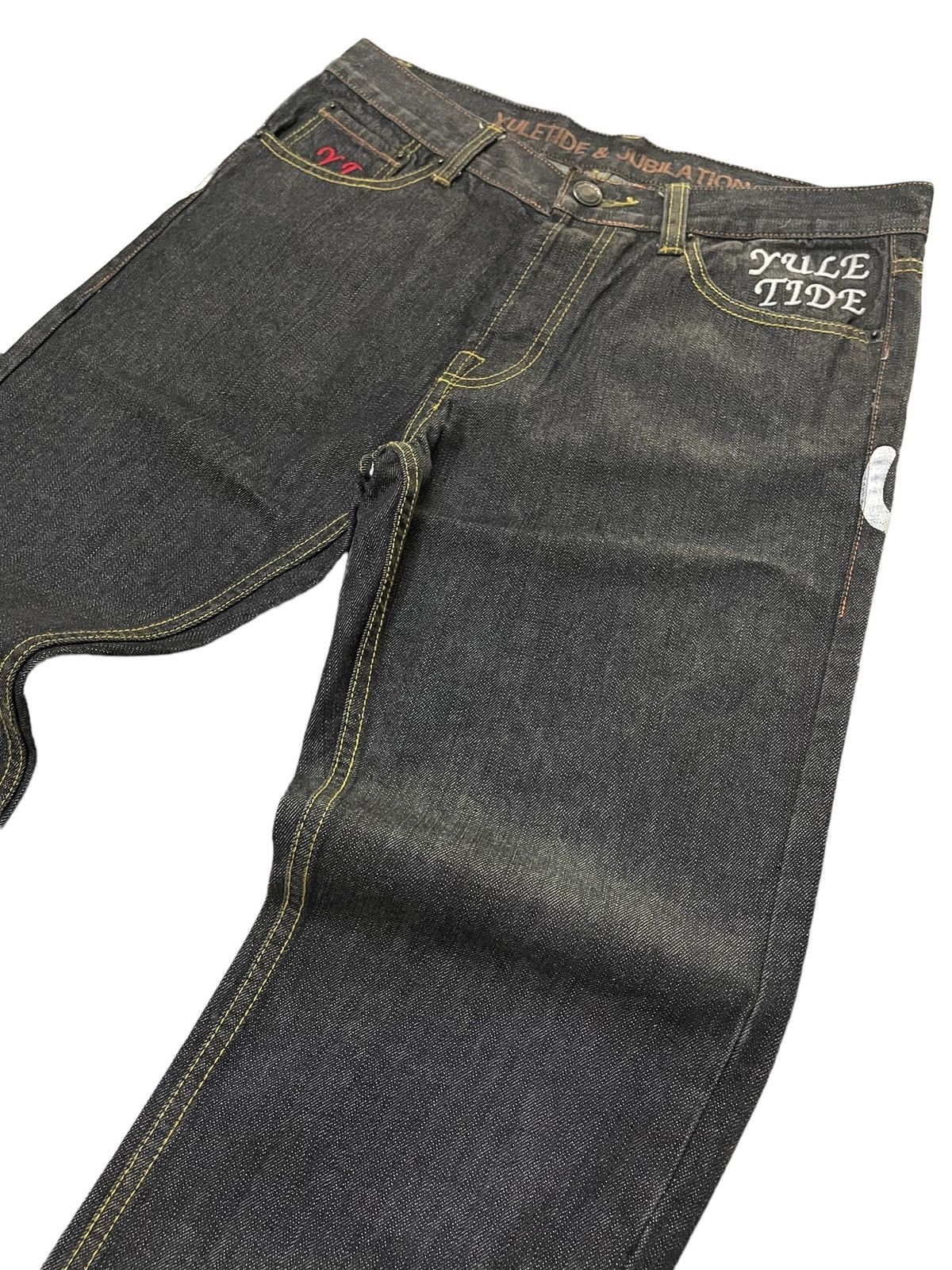 Hysteric Glamour × Japanese Brand × Maharishi Y2k Yuletide Japan Yakuza Tattoo Raw Jeans Size US 32 / EU 48 - 12 Thumbnail