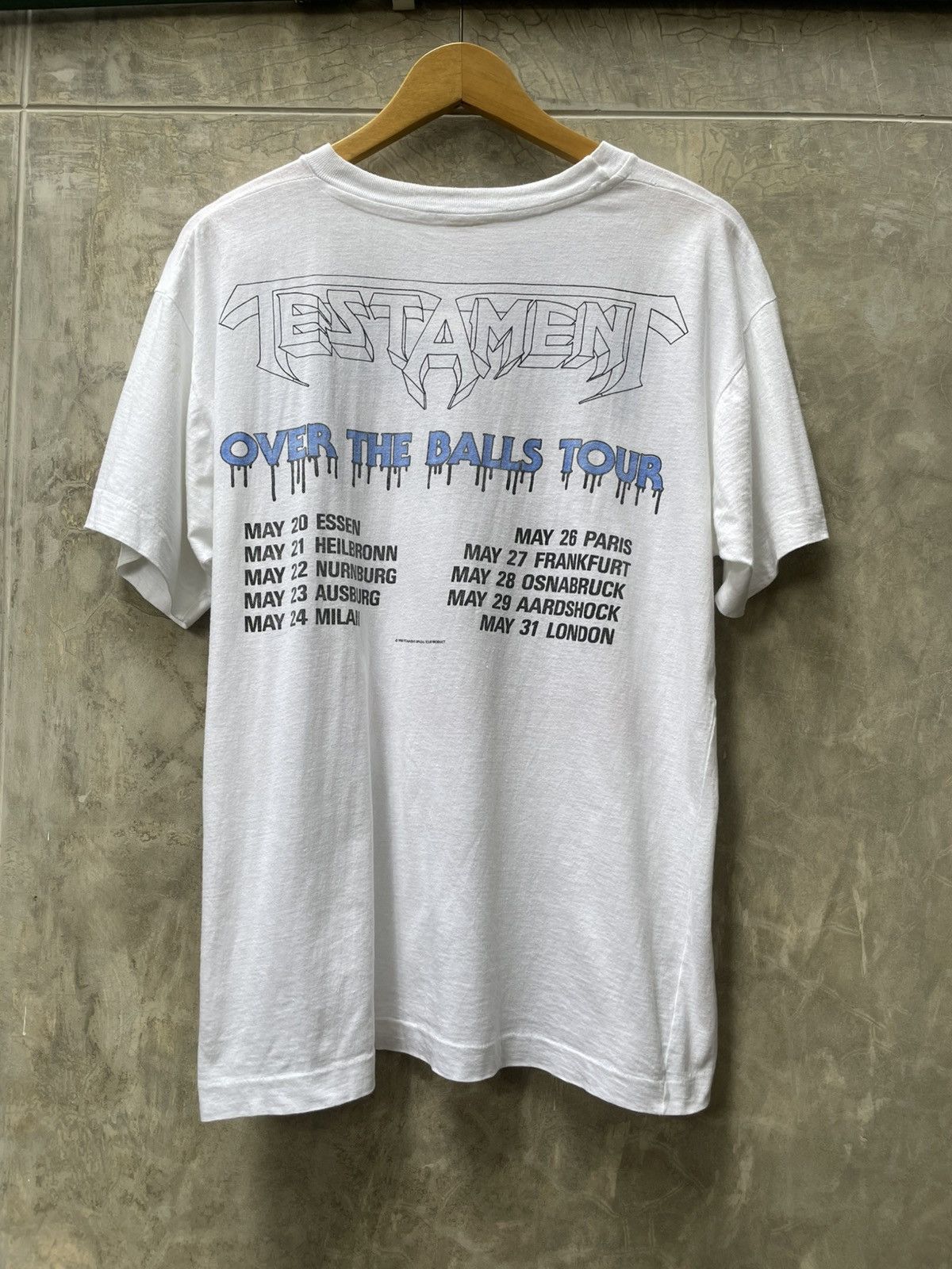 Band Tees Vintage TESTAMENT thrash metal rock band tee shirt size L Size US L / EU 52-54 / 3 - 4 Thumbnail