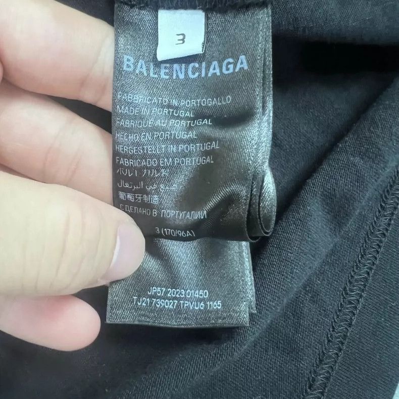Balenciaga Balenciaga Blue Label Letter Logo Long Sleeve Size US L / EU 52-54 / 3 - 5 Thumbnail