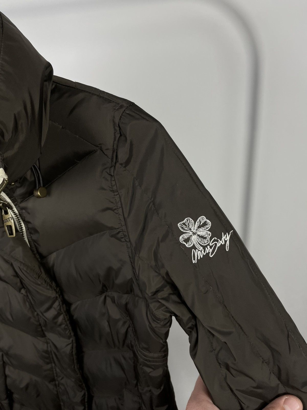 Miss Sixty Miss Sixty Women’s Puffer Jacket Brown Quilted Zip Up XS Size XS / US 0-2 / IT 36-38 - 6 Thumbnail