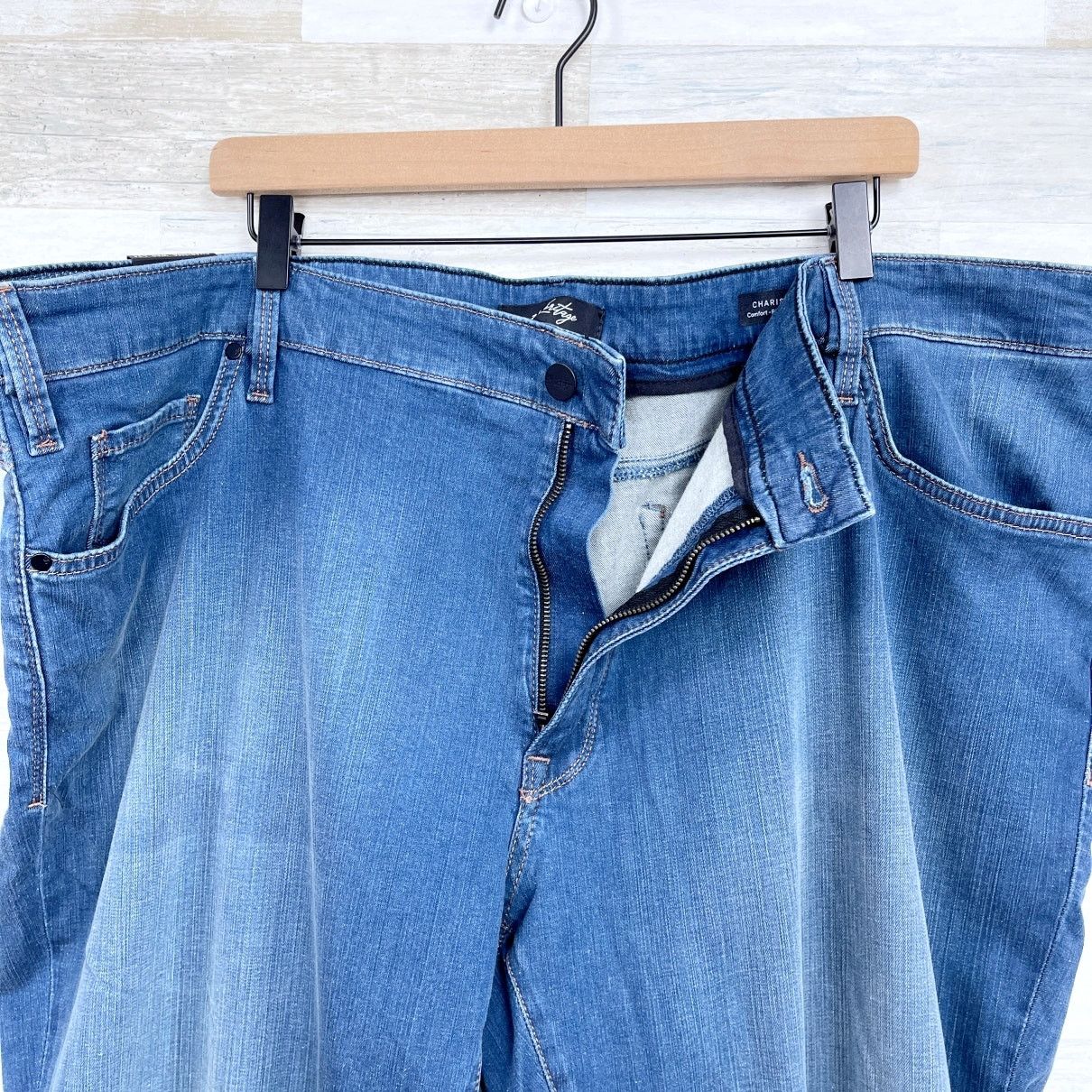 34 Heritage 34 Heritage Charisma Relaxed Straight Jeans Medium Men 50x34 Size US 44 / EU 60 - 3 Thumbnail