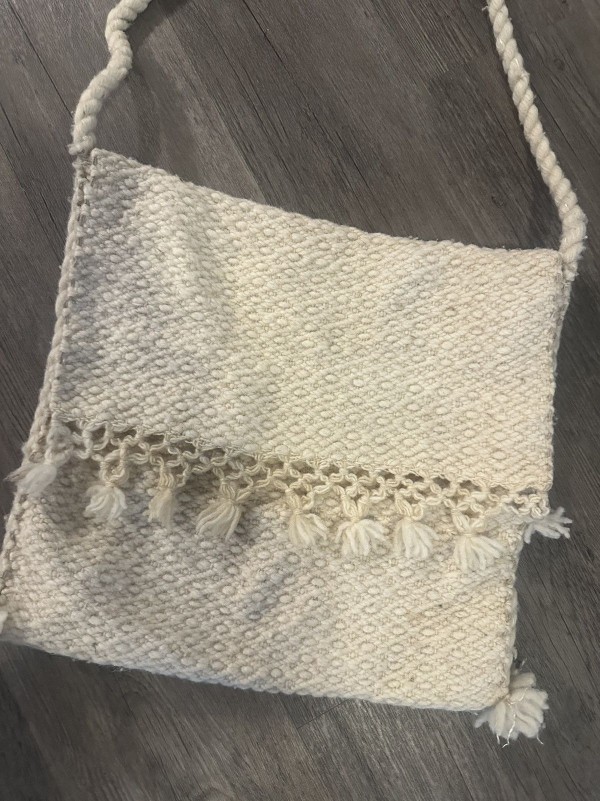 Other Beige knitted crossbody bag for women pre-owned Size ONE SIZE - 1 Thumbnail