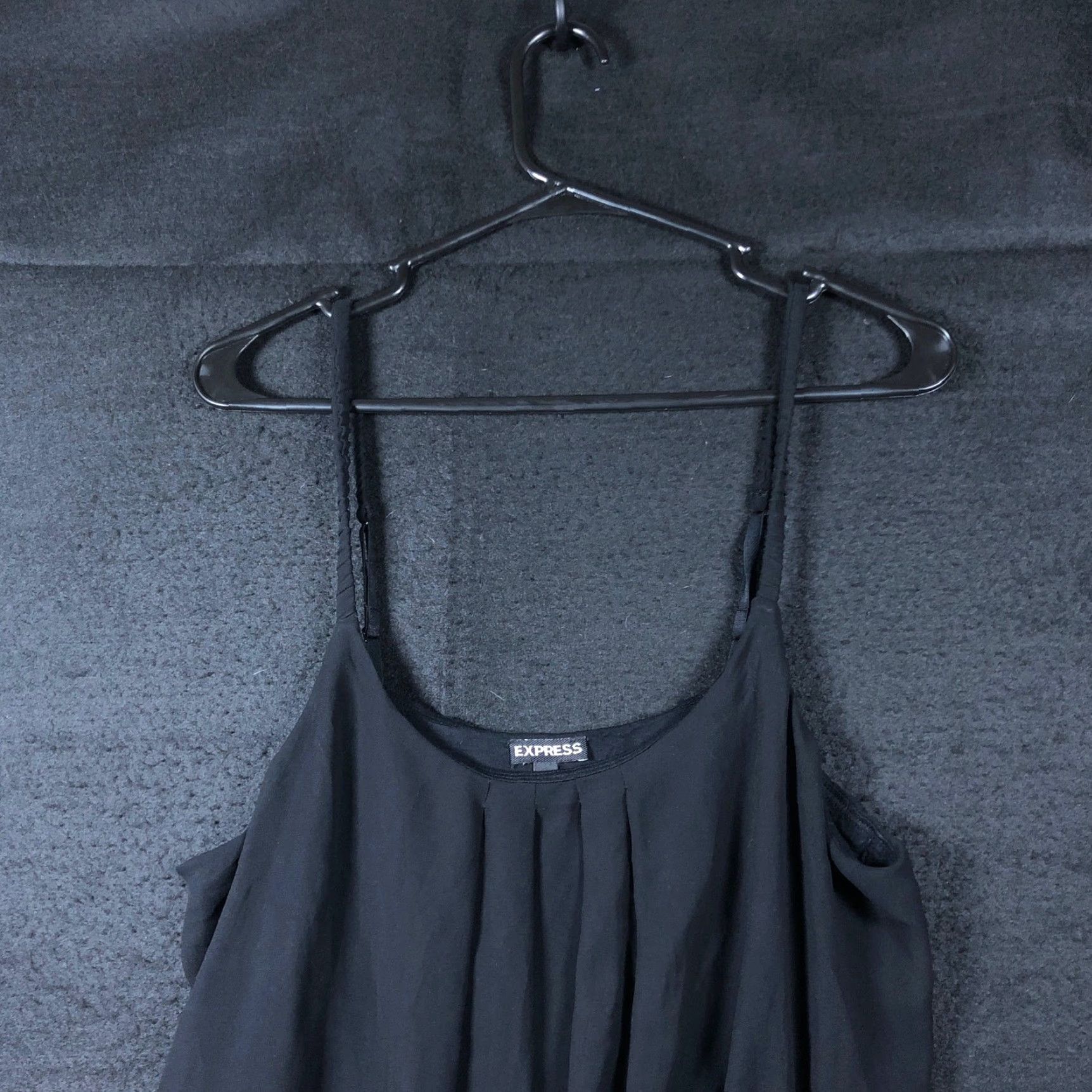 Express Express Blouse Sleeveless Tank Peplum Pleated Large Black Women's Size L / US 10 / IT 46 - 2 Thumbnail
