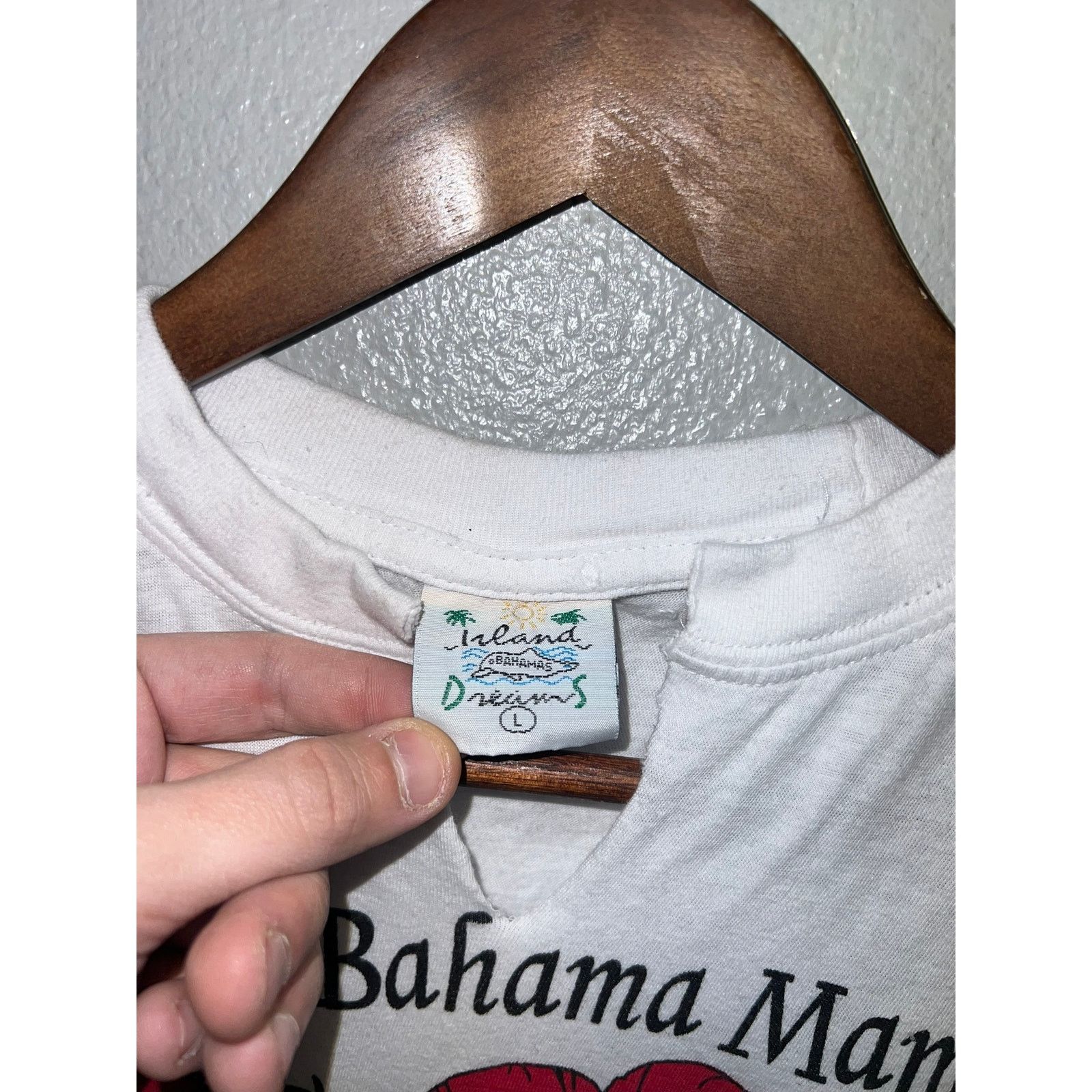 Vintage Vintage Womens Bahama Mama Shirt Bahamas Floral V Neck 90s L Size L / US 10 / IT 46 - 7 Thumbnail