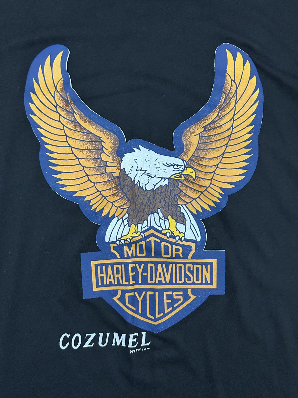 Harley Davidson Vintage New/Never Worn Harley-Davidson Cozumel Mexico Tee Size US XL / EU 56 / 4 - 4 Thumbnail
