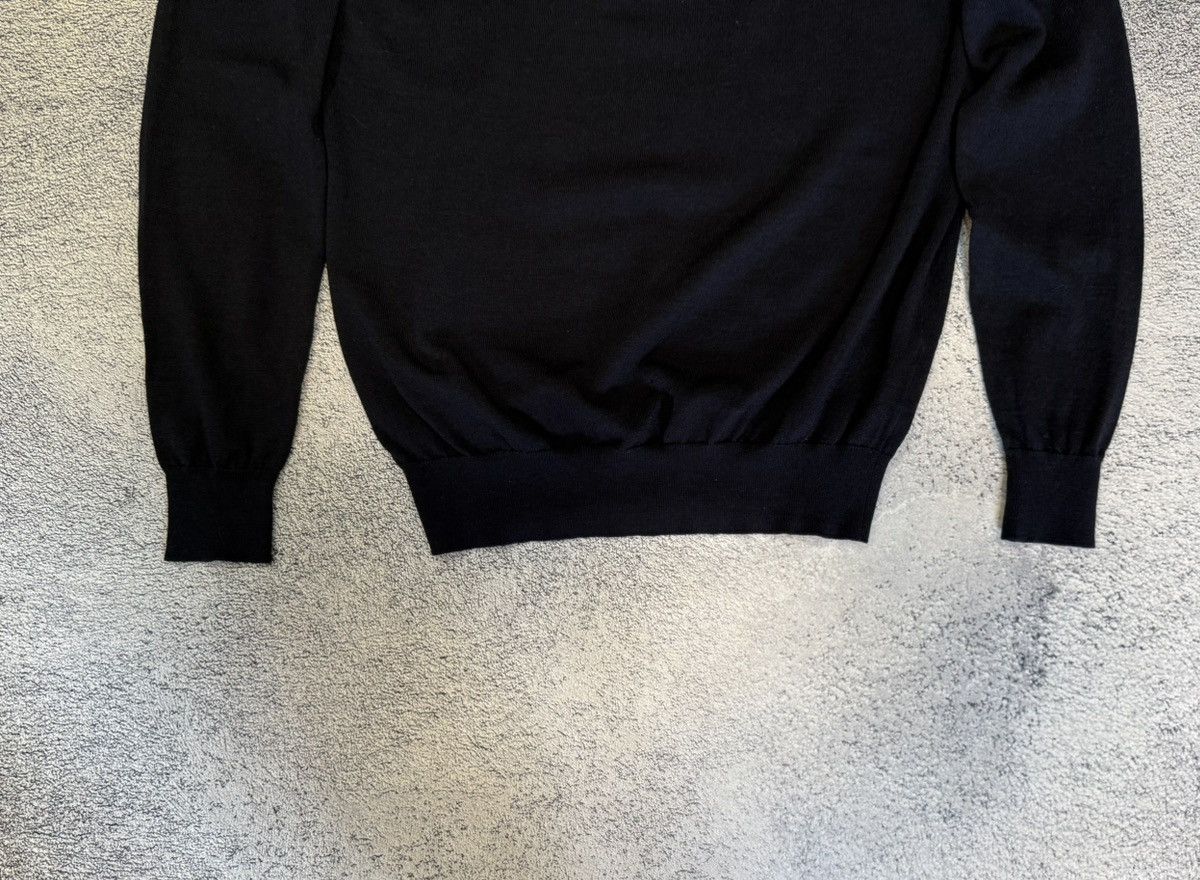 Suitsupply Suitsupply Merino Wool Polo Sweater M Fine Knit Long Sleeve Size US M / EU 48-50 / 2 - 9 Thumbnail