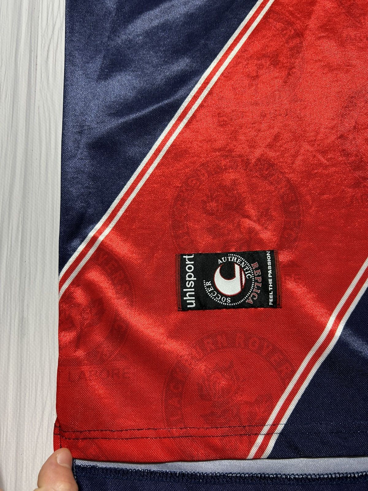 Vintage Vntg 1999-2000 Blackburn Rovers Uhlsport Jersey Longsleeve Size US L / EU 52-54 / 3 - 6 Thumbnail