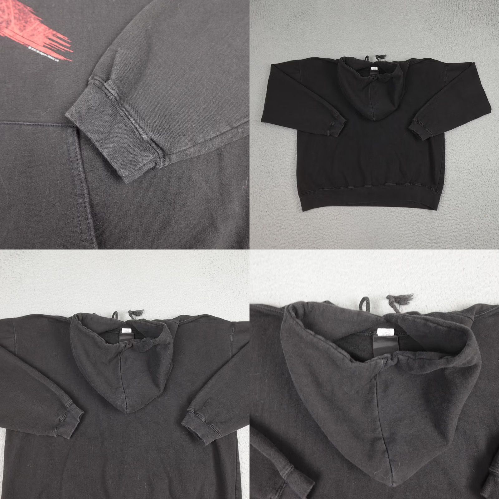 Vintage VINTAGE Def Leppard Hoodie Mens Large Black Giant Rock Band Sweatshirt 2003 Size US L / EU 52-54 / 3 - 8 Thumbnail