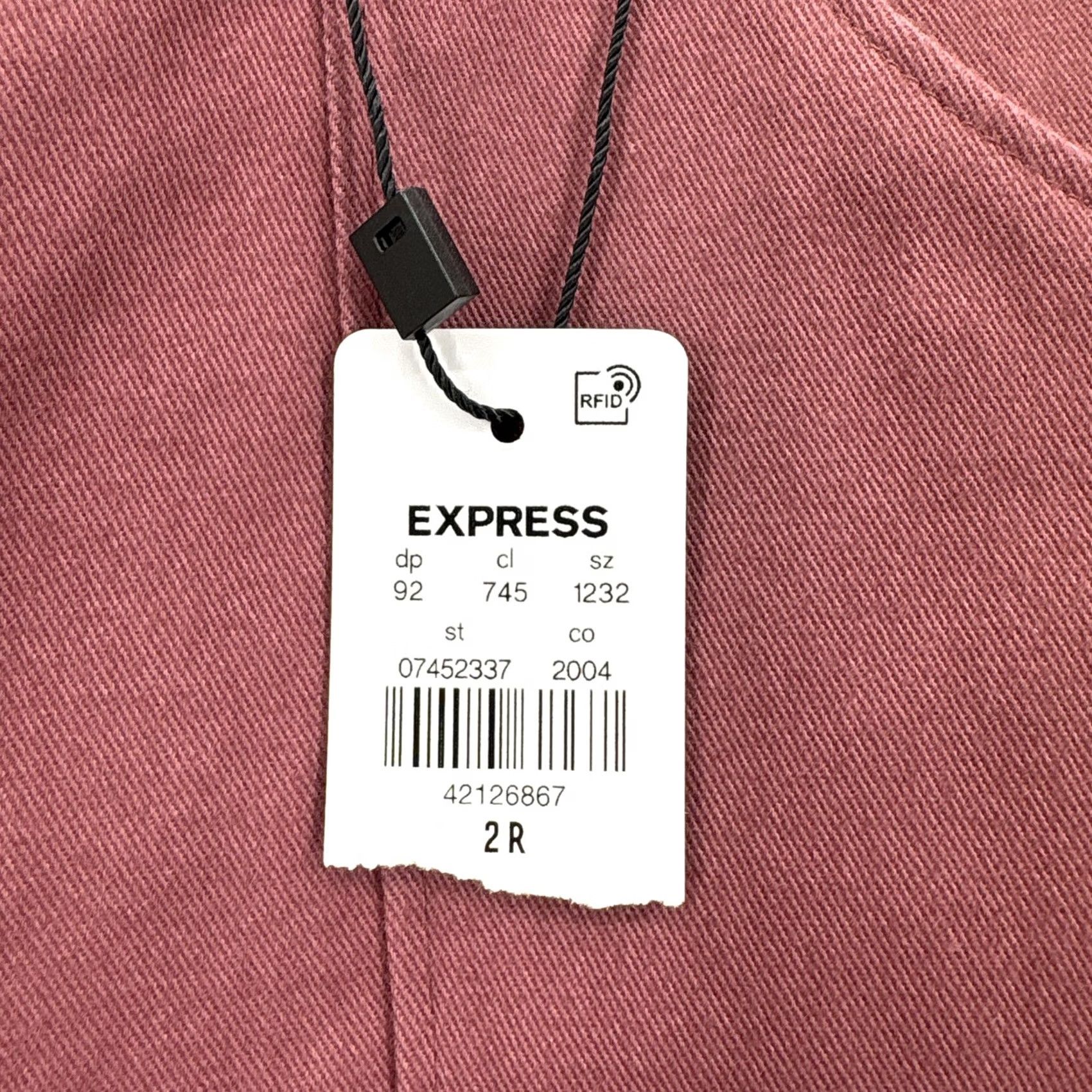 Express Express Pants Womens 2 Pink High Rise Utility Wide Crop Cotton Twill Barrell Leg Size 26" / US 2 / IT 38 - 4 Thumbnail