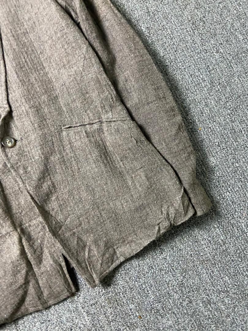 Tornado Mart Tornado Mart Cotton Linen Single Breasted Blazer (185) Size US L / EU 52-54 / 3 - 11 Thumbnail