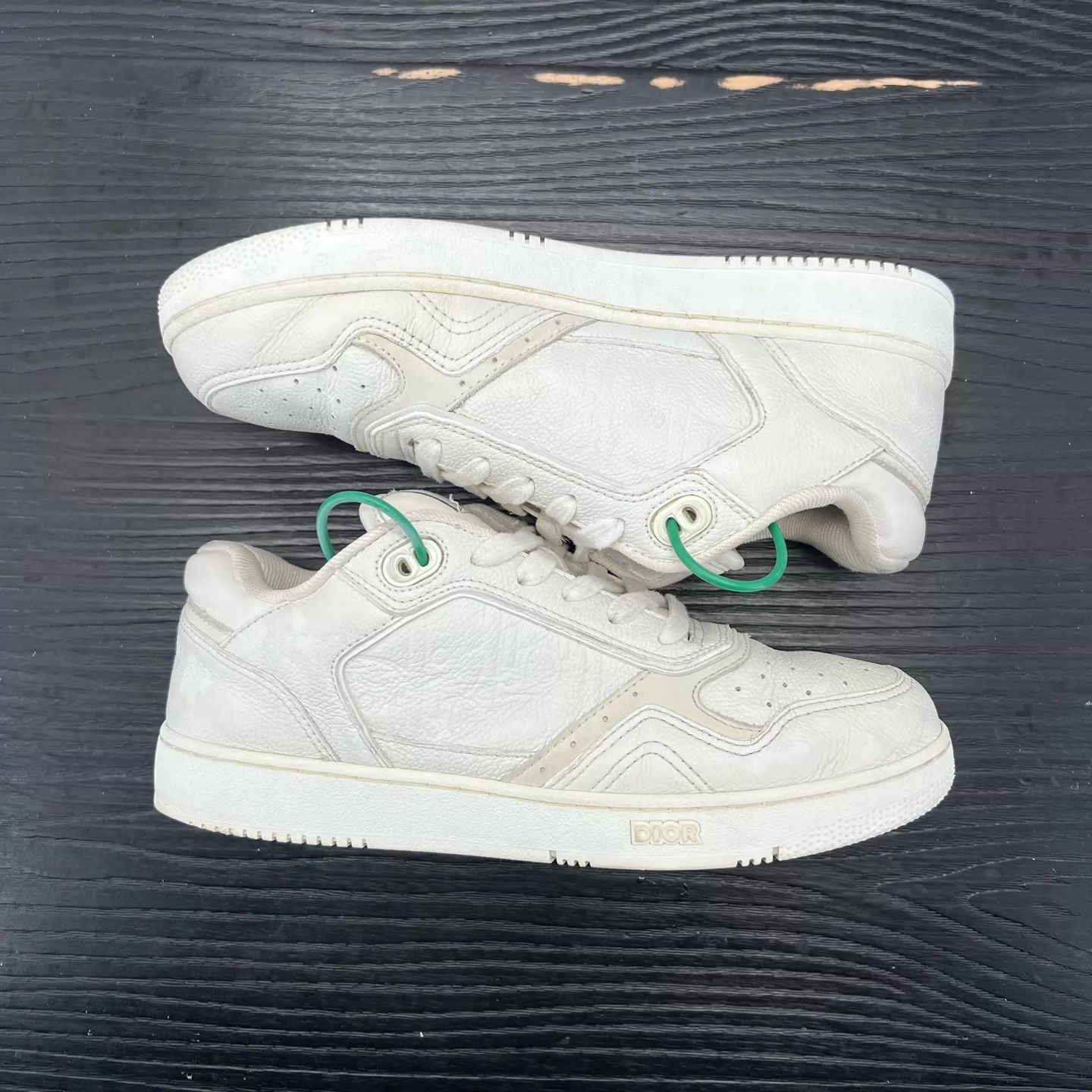 Dior Dior B27 Leather White 39 Good Condition Size US 8.5 / IT 38.5 - 3 Thumbnail