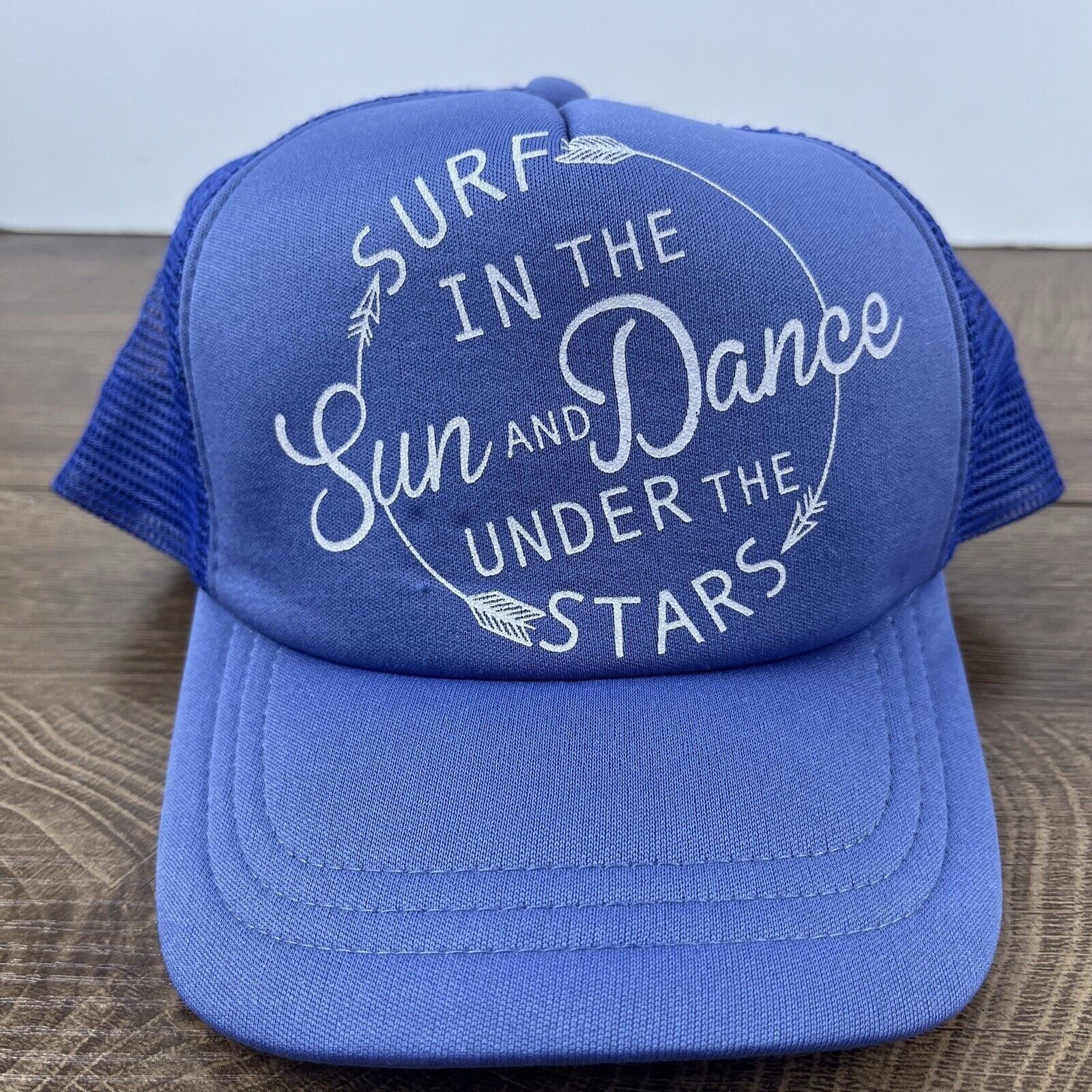 Other Surf in the Sun Hat Dance in the Rain Snapback Hat Blue Hat Size ONE SIZE - 2 Thumbnail
