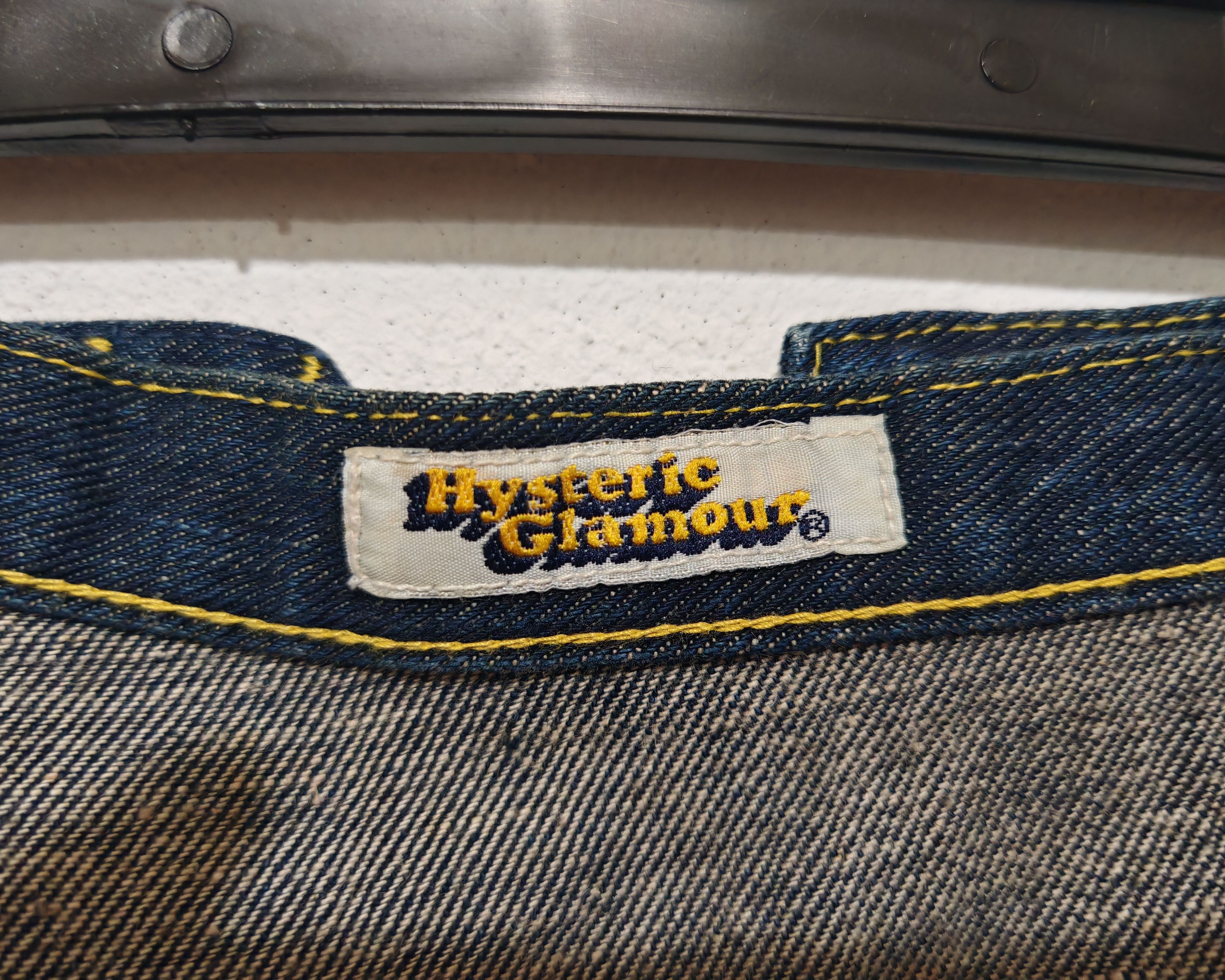 Designer × Hysteric Glamour × Vintage Vintage Hysteric Glamour Denim Wrap Around Skirt Printed Size 26" / US 2 / IT 38 - 5 Thumbnail