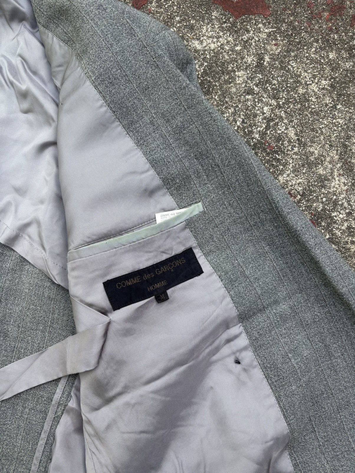 Comme des Garcons Homme COMME DES GARÇONS HOMME AD1992 WOOL BLAZER JACKET Size US M / EU 48-50 / 2 - 2 Thumbnail