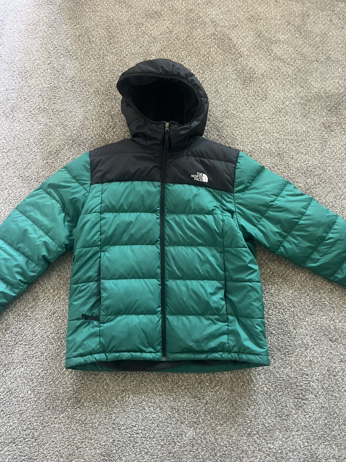 The North Face Green and black North face puffer Size US XL / EU 56 / 4 - 4 Thumbnail