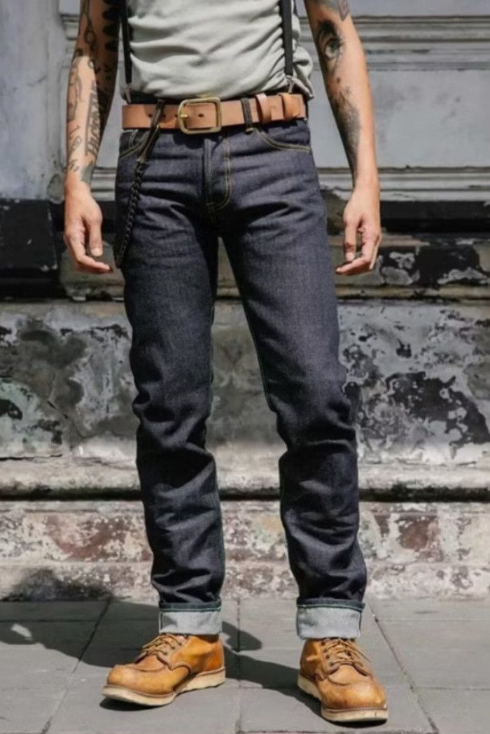 Japanese Brand 💥Khen denim 16 oz Eagle Slim fit Size US 30 / EU 46 - 3 Thumbnail