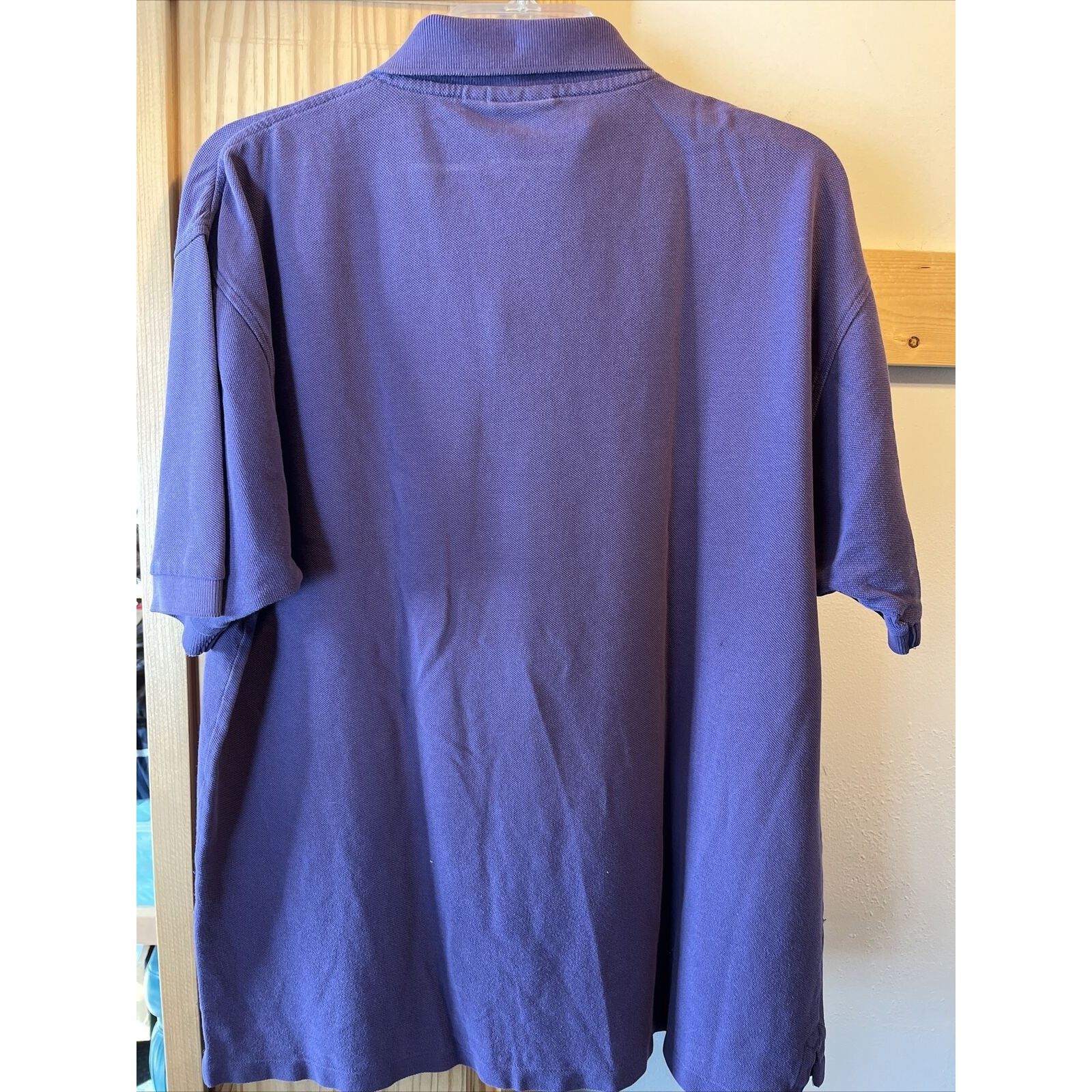 Nordstrom Nordstrom Mens L Purple Short Sleeve Button cotton golf polo Size US L / EU 52-54 / 3 - 14 Thumbnail