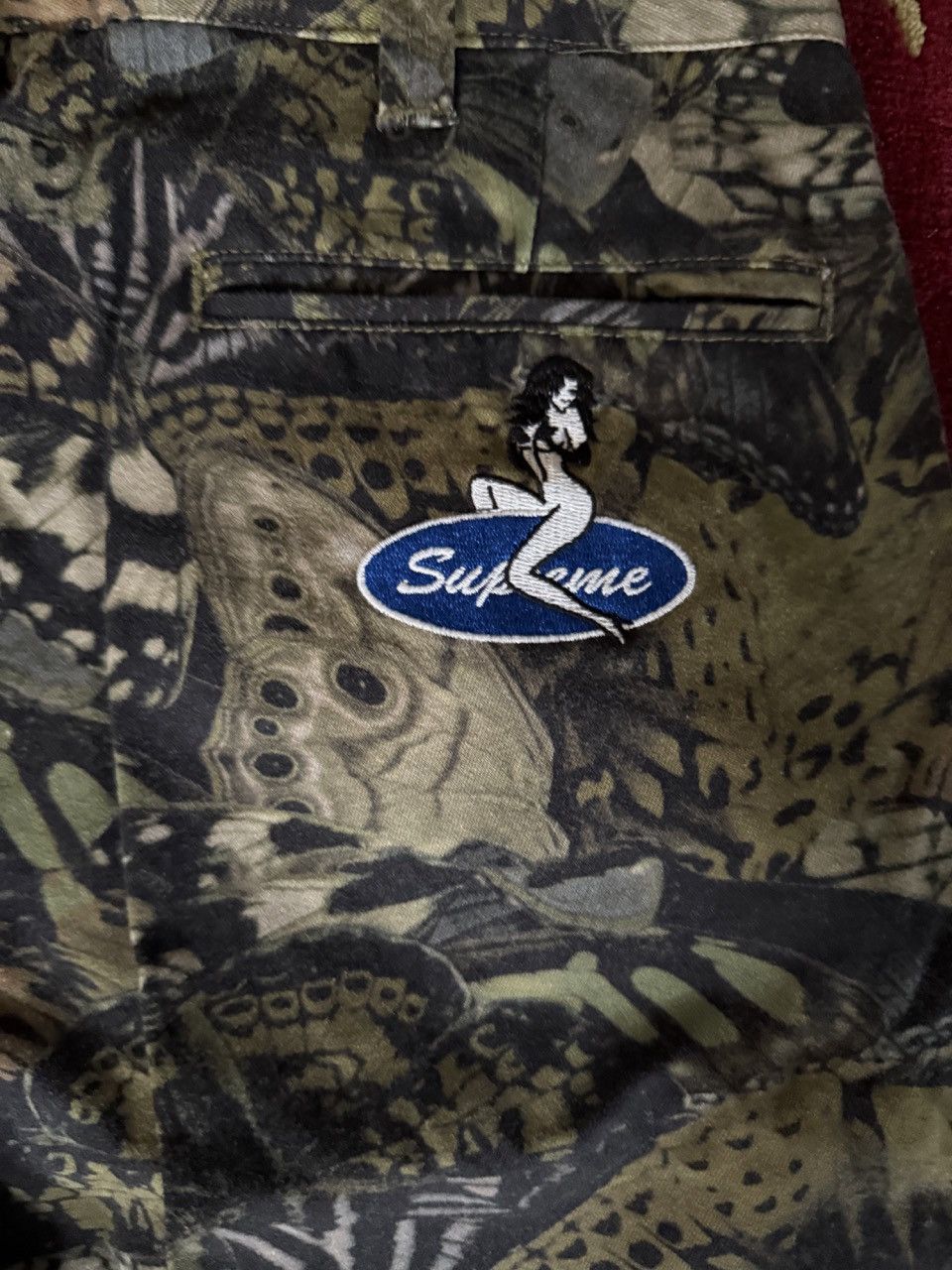 Supreme supreme chinos butterfly camo Size US 32 / EU 48 - 3 Thumbnail