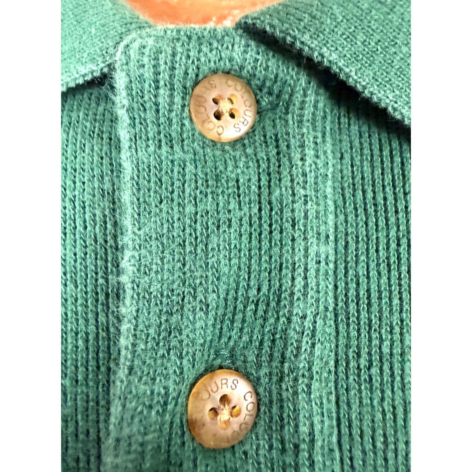 Alexander Julian VINTAGE Alexander Julian Polo Shirt Men XL Green 90s Ribbed Heavyweight Cotton Knit Casual Business 90s Mens XL Green Polo Size US XL / EU 56 / 4 - 5 Thumbnail