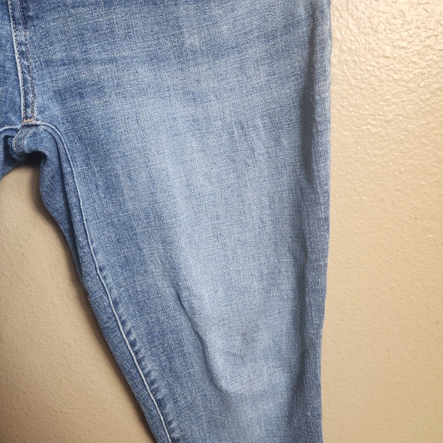 Lucky Brand Lucky Brand Jeans Womens Ava Medium Wash Midrise Crop Jeans-Size 29/8-29 Regular Blue Cotton Spandex Denim 5-Pocket Slim Vintage? No Size 29" - 6 Thumbnail