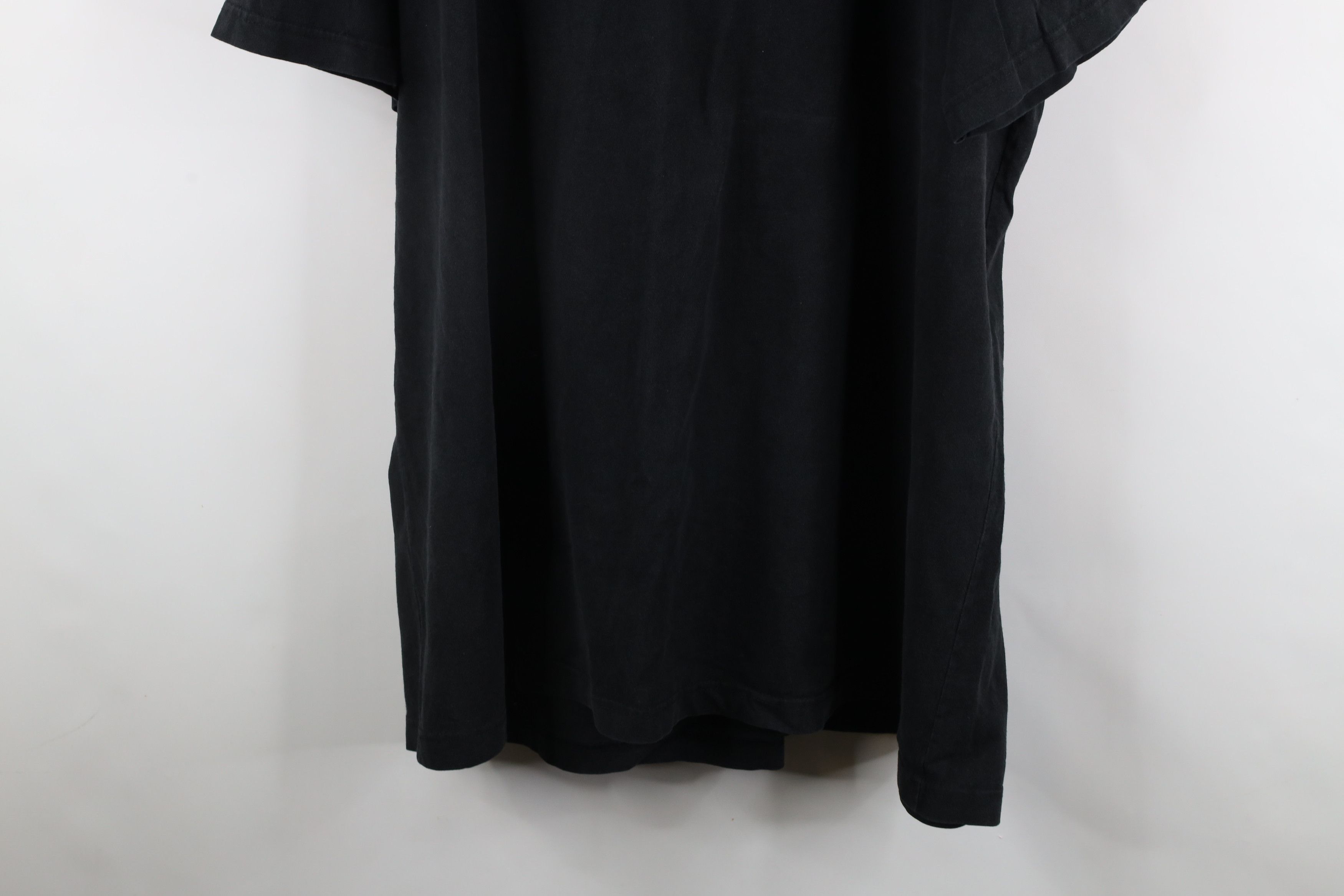 Reebok × Vintage Vintage 90s Reebok Spell Out State Basketball T-Shirt Black Size US XXL / EU 58 / 5 - 9 Thumbnail
