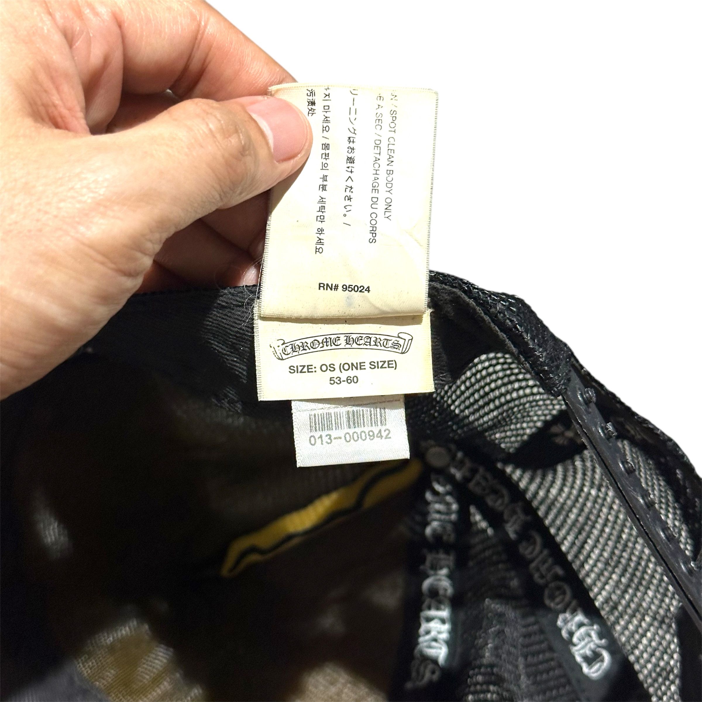Chrome Hearts × Dover Street Market Chrome Hearts Dover Street Market DSM Truckerhats Size ONE SIZE - 7 Thumbnail