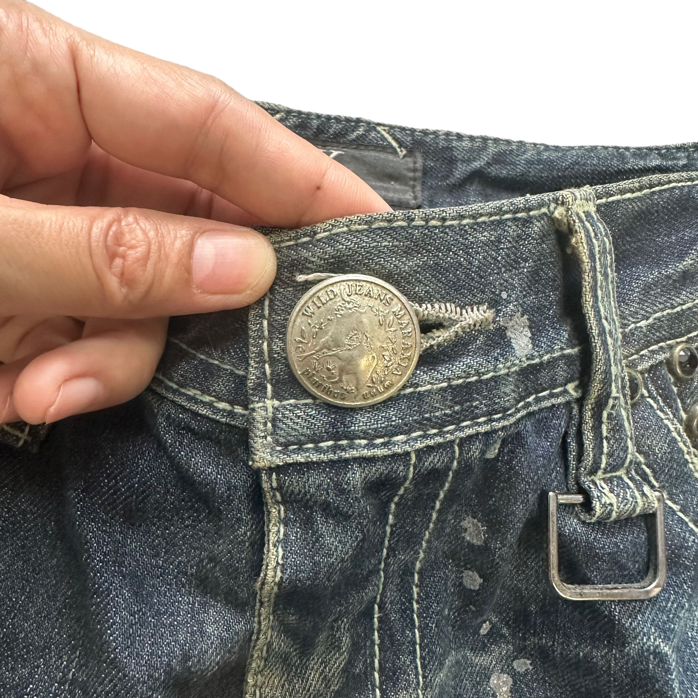 Japanese Brand Xfrm WILD JEANS #8514-012 Size 31" - 5 Thumbnail