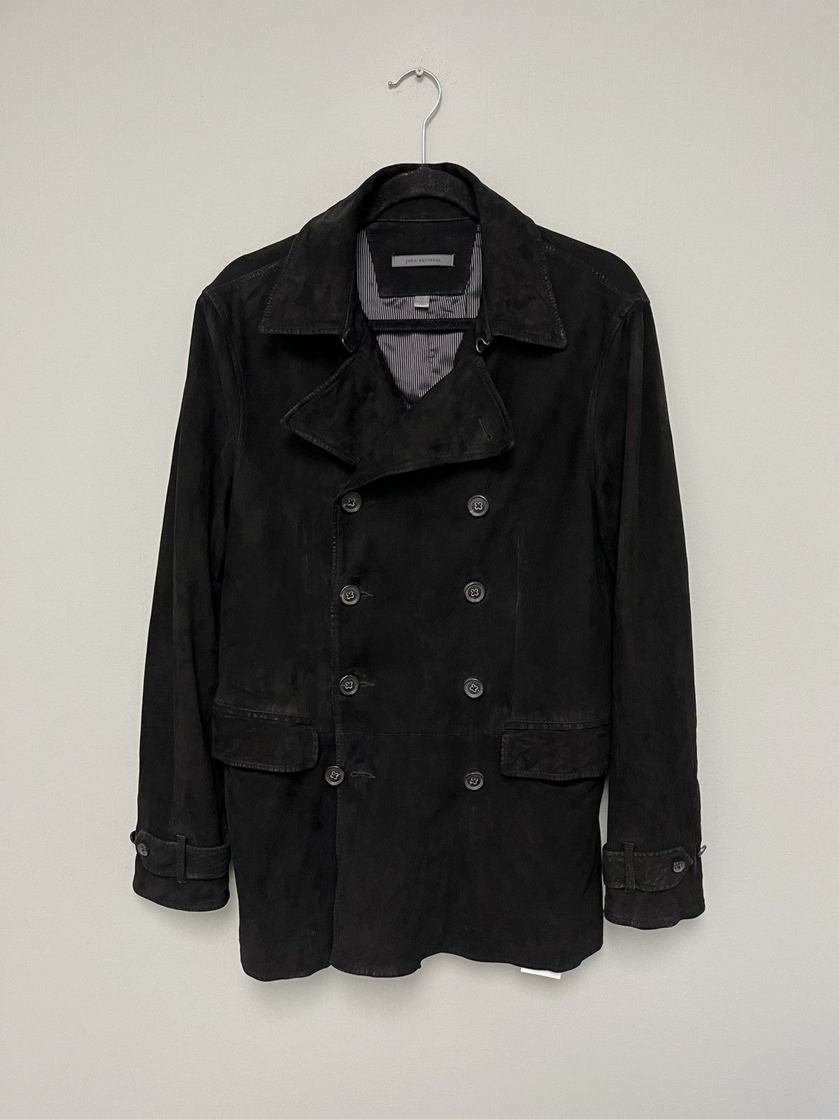 John Varvatos Suede Colonial Jacket. 48 Size US M / EU 48-50 / 2 - 17 Thumbnail