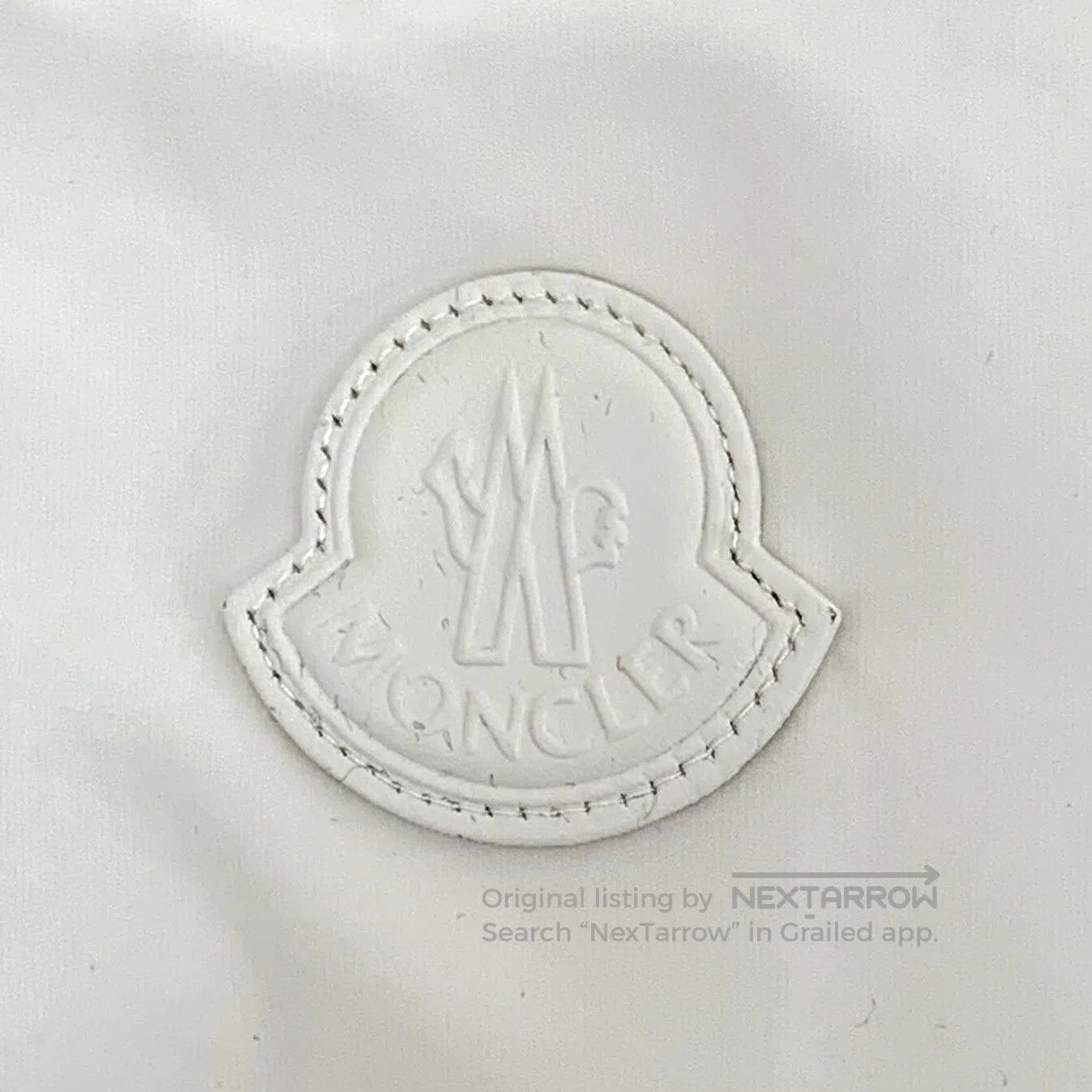 Moncler Moncler White logo patch hooded zipper long sleeve jacket| Size US XS / EU 42 / 0 - 5 Thumbnail