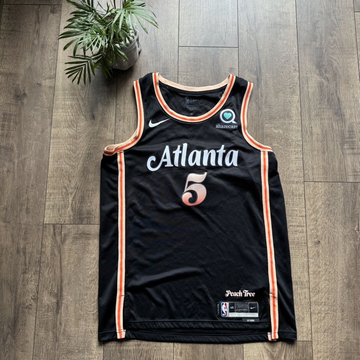 Nike Dejounte Murray City Edition NBA Jersey Nike Atlanta Hawks Size US L / EU 52-54 / 3 - 2 Thumbnail