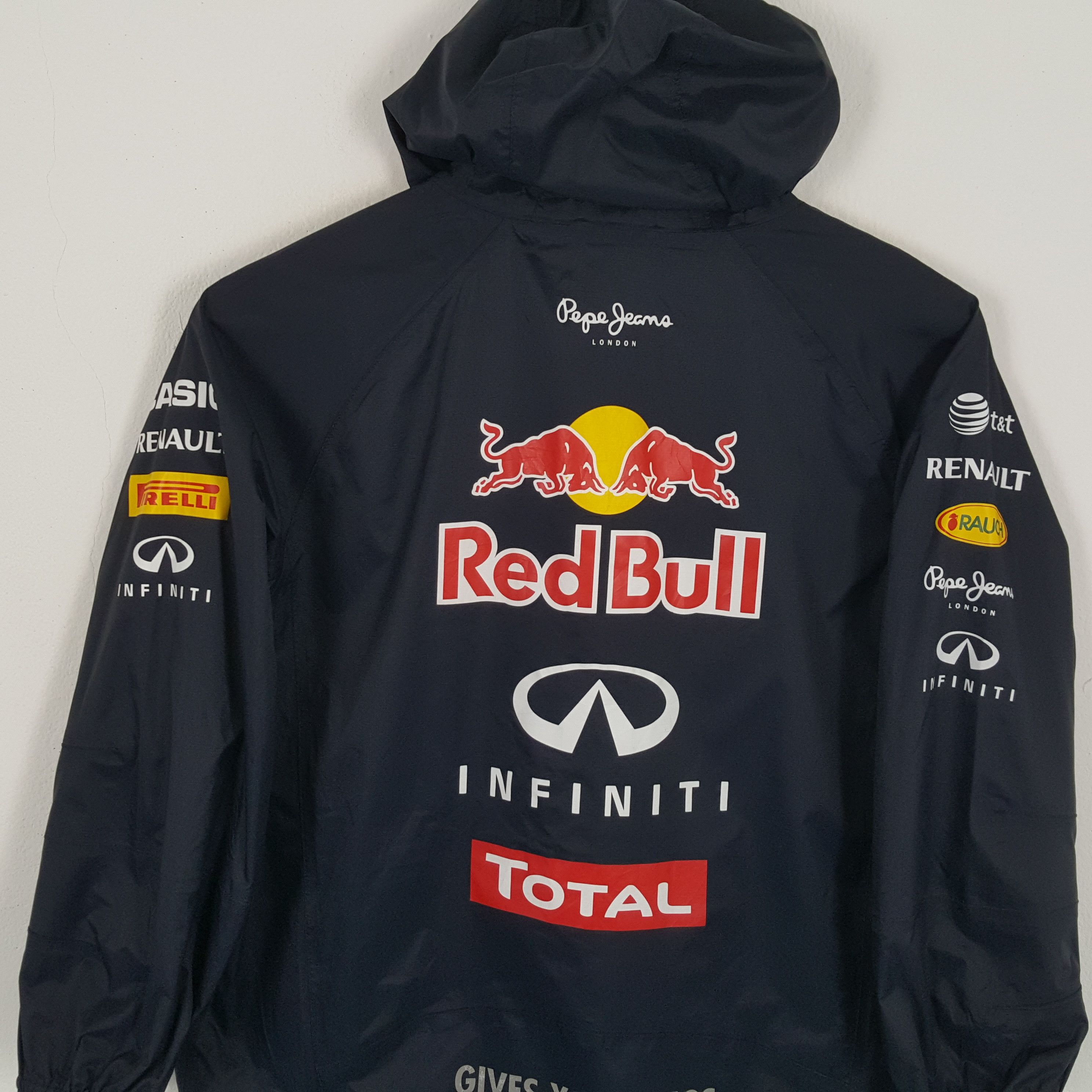 Pepe Jeans × Red Bull × Vintage RED BULL RACING Logo Design Racing Crew Style Jacket Size US L / EU 52-54 / 3 - 2 Thumbnail