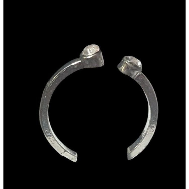 Other Casual Silver Tone Open Top Clear Stone Ring Size 6 1/2 Size ONE SIZE - 9 Thumbnail