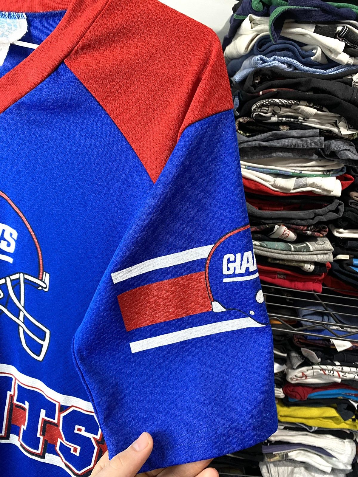 NFL Vintage 1990’s NFL Giants Jersey T Shirt Made In USA Size US S / EU 44-46 / 1 - 9 Thumbnail