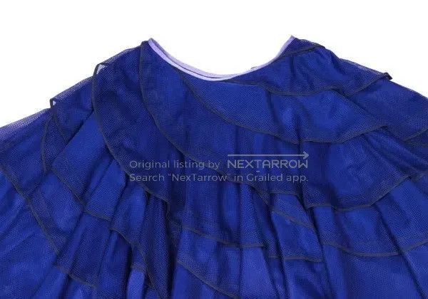 Comme des Garcons Comme Des Garcons size XS Blue Vintage Wave Design Skirt Size 23" - 4 Thumbnail
