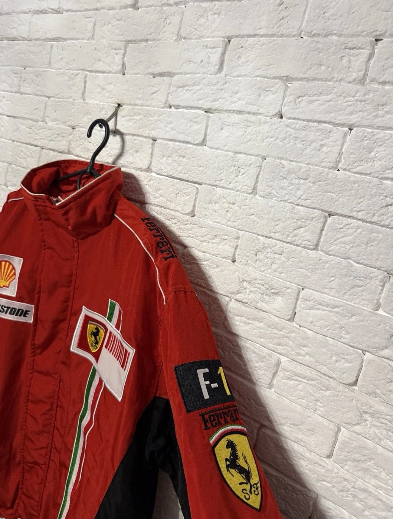 Ferrari Vintage Ferrari F1 Racing Bomber Jacket Bridgestone Shell Size US XL / EU 56 / 4 - 3 Thumbnail