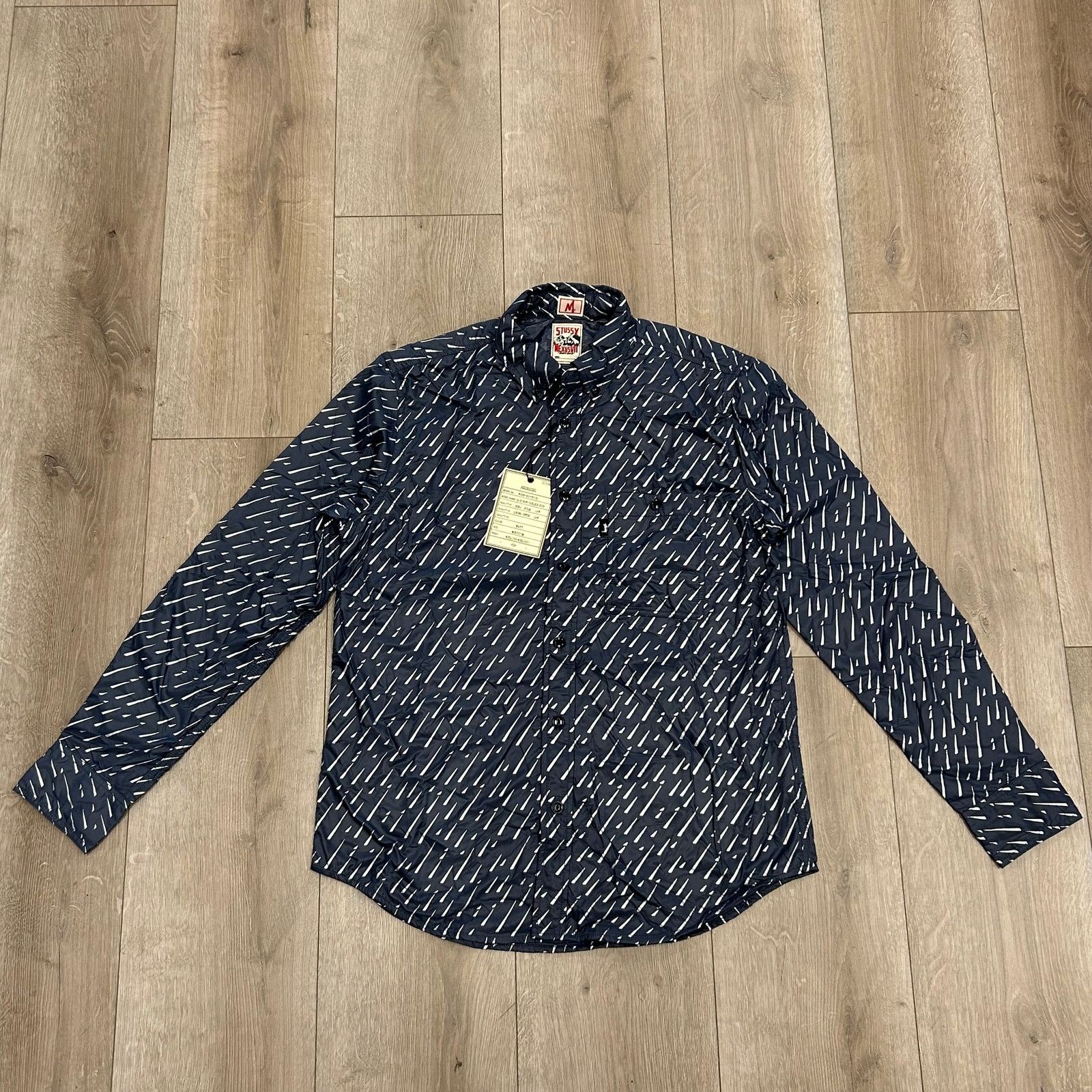 Stussy Rare FW13 Stussy x Nexus VII NX-7 Rainy Dayz Packable Shirt Size US M / EU 48-50 / 2 - 1 Thumbnail
