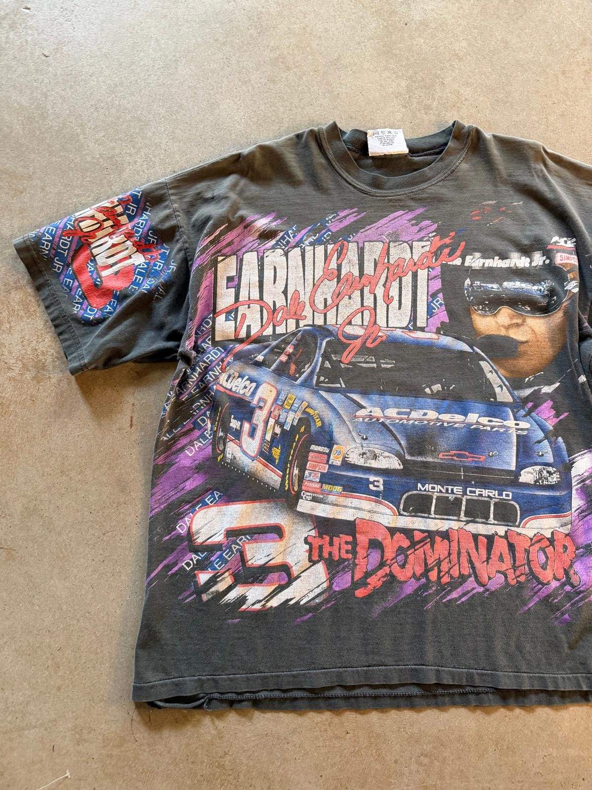 Chase Authentics VTG Dale Earnhardt JR The Dominator All Over Print Tee Sz XL Size US XL / EU 56 / 4 - 3 Thumbnail
