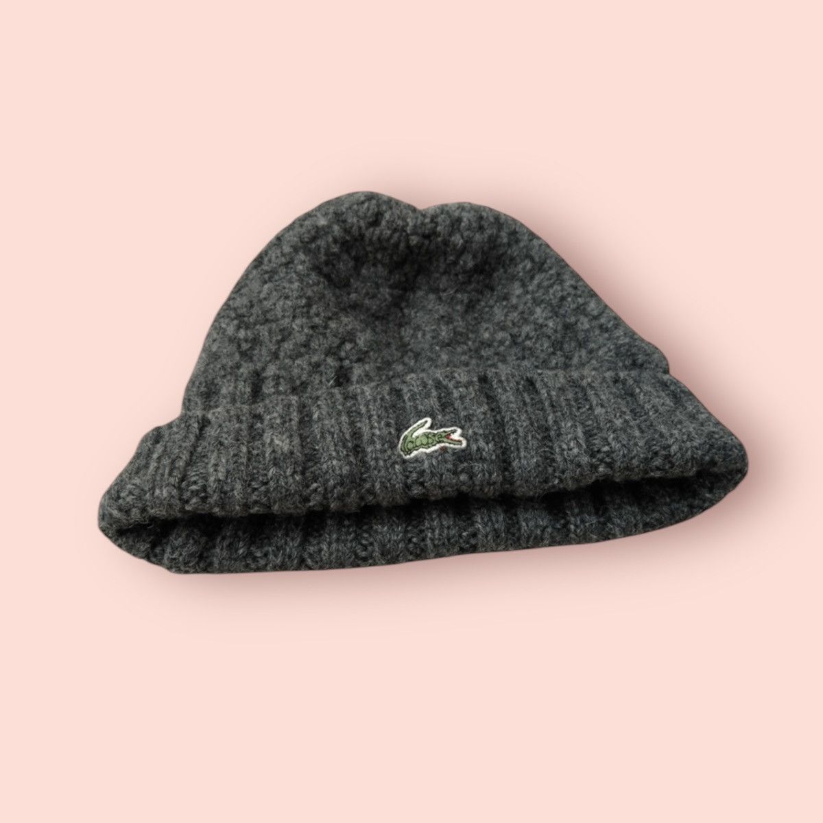 Lacoste LACOSTE KNITTED WOOL CUFFED BEANIE JAPAN Size ONE SIZE - 2 Thumbnail