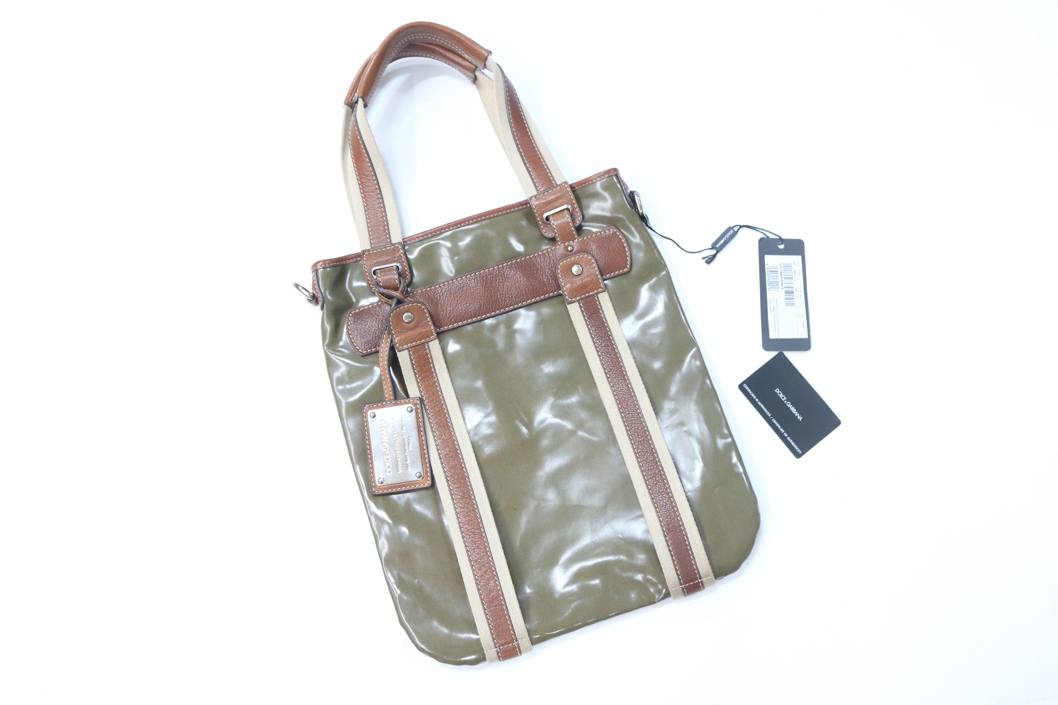 Dolce & Gabbana DOLCE & GABBANA Leather Panel Shoulder Bag Size ONE SIZE - 13 Thumbnail