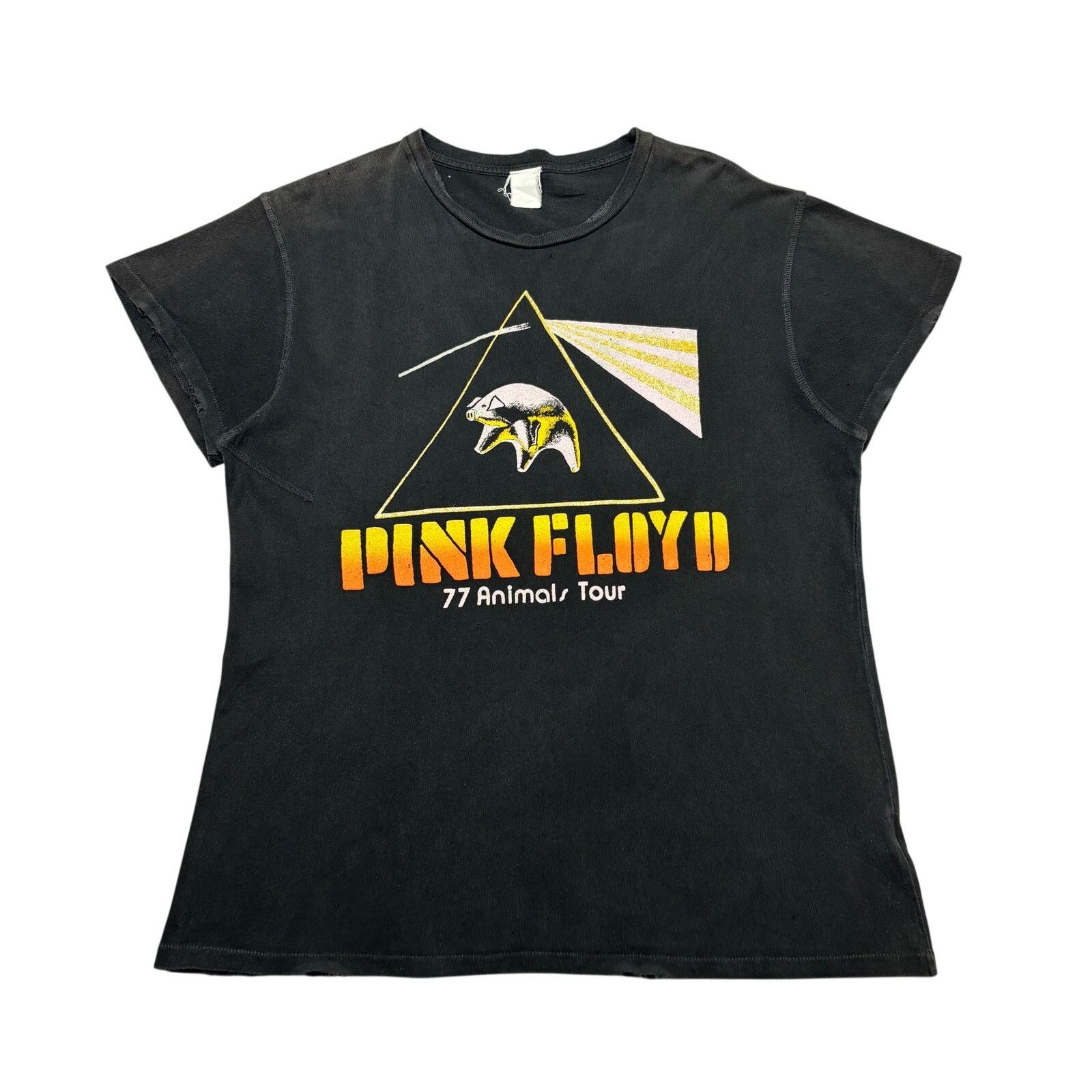 MadeWorn Madeworn Pink Floyd 77 Animals Vintage T Shirt Large Faded Size US L / EU 52-54 / 3 - 1 Thumbnail
