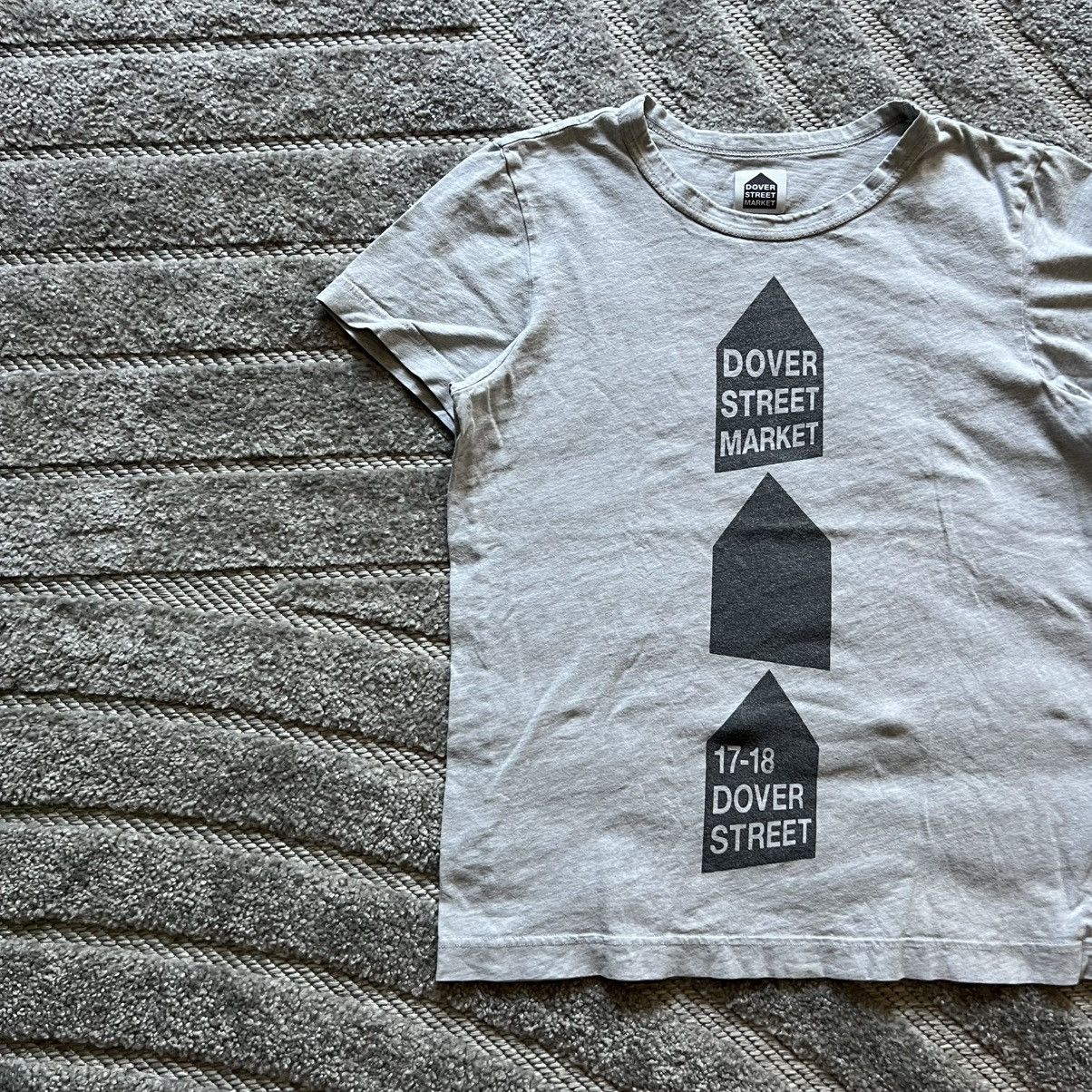 Vintage Y2K Dover Street Market T-Shirt Comme Des Garcons in Gray, Women's — image 2 of 5